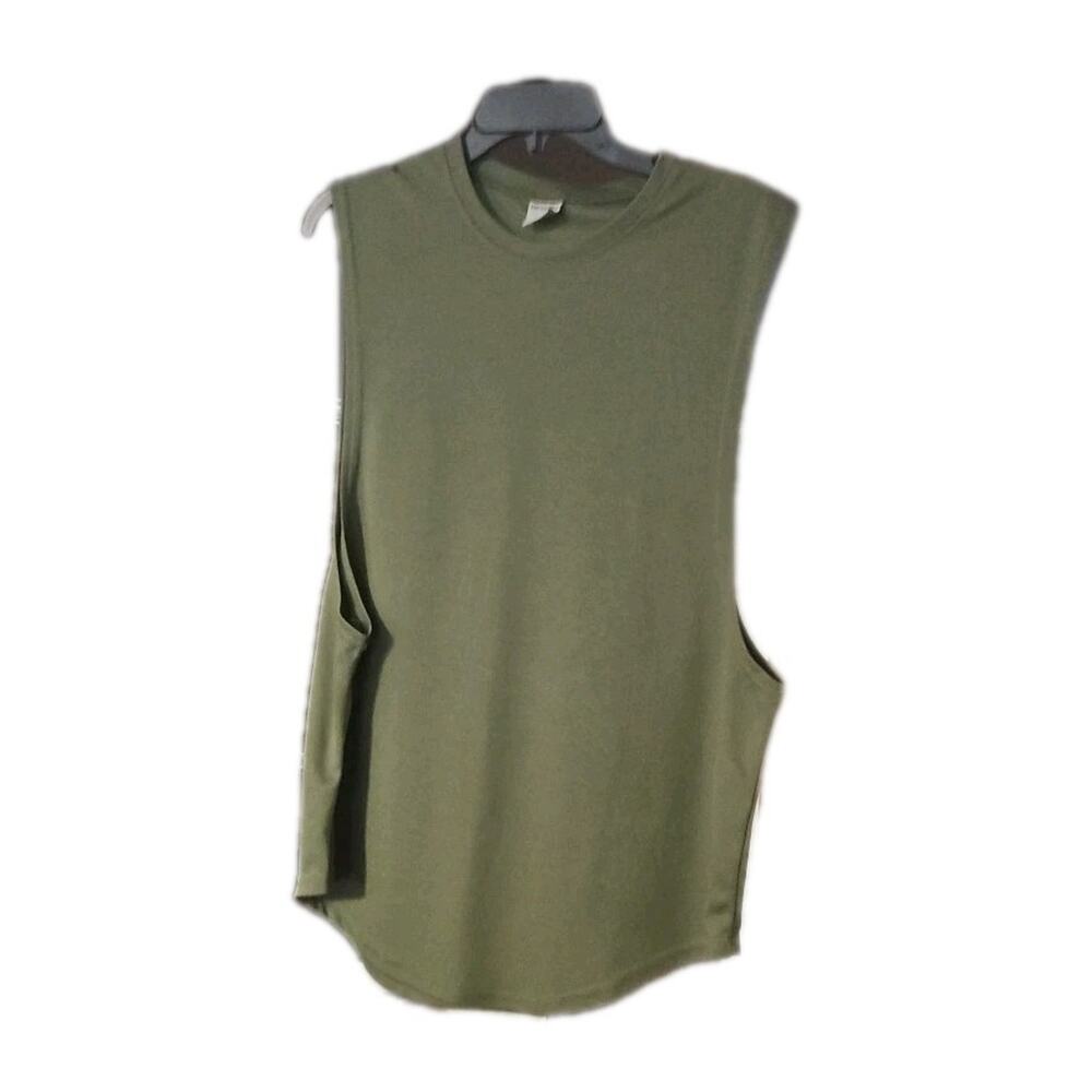 Gymrevolution Tank Top Mens Sz XL Army Green